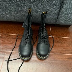 Dr. Martens Black Leather Boots